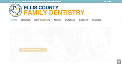 Desktop Screenshot of elliscountyfamilydentistry.com